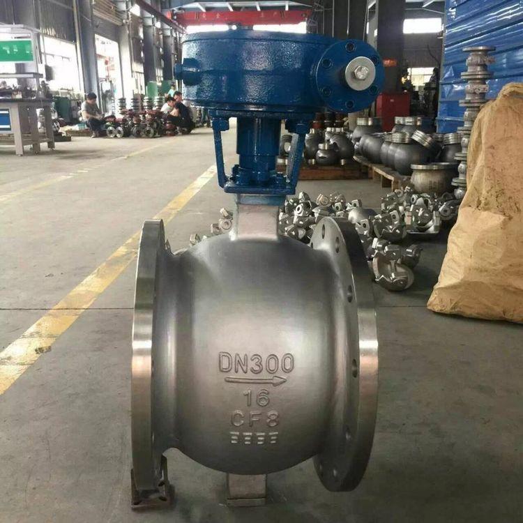 进口 PQ340H PQ340Y-16P 偏心半球阀 硬密封阀芯 不锈钢材质 DN300 400