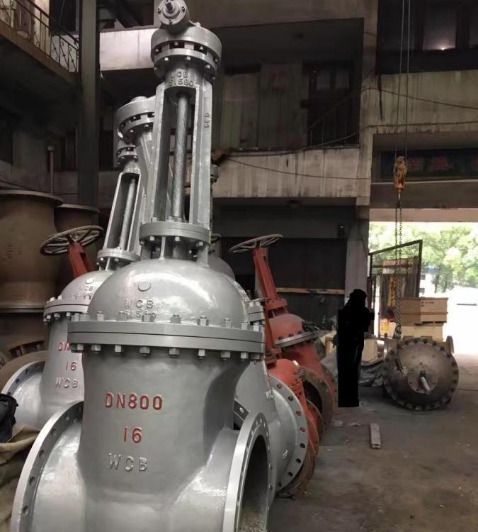 进口 Z541H-16C大口径伞齿轮法兰闸阀 铸钢高温蒸汽阀门 DN500 600 700