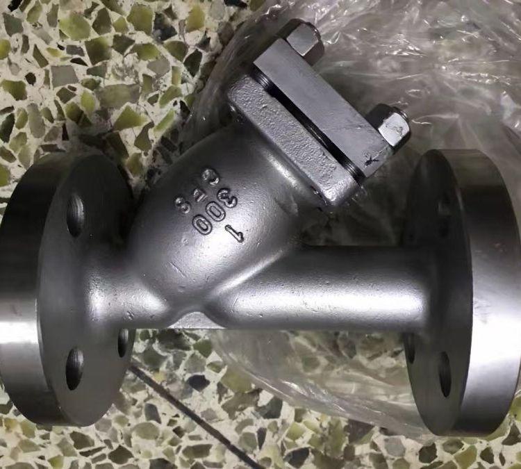 进口 GL41W-300LBP美标Y型过滤器 直通法兰过滤/器 ANSI B16.5 API 6D