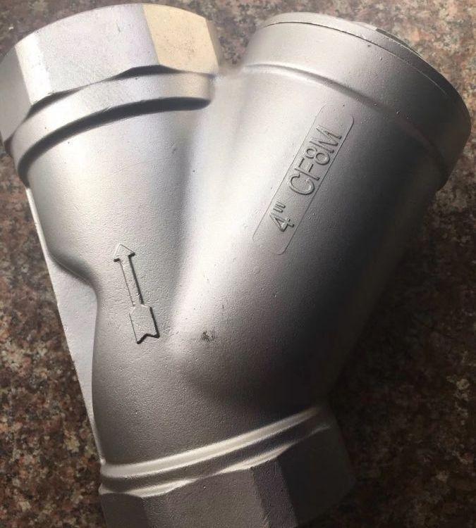 进口 GL11W-16RL不锈钢丝扣过滤器 Y型内螺纹过滤阀 NPT G螺纹 管螺纹