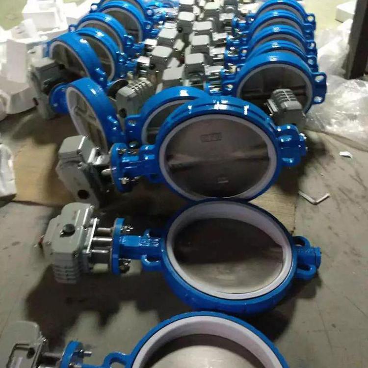 进口 D971/D671/D371-16Q 球磨铸铁 对夹软密封蝶阀 灰铁 铸铁 双向密封