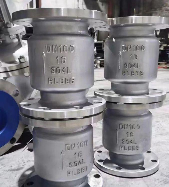 进口 H42W-16 不锈钢904L立式法兰止回阀 高温升降式逆止阀单向阀