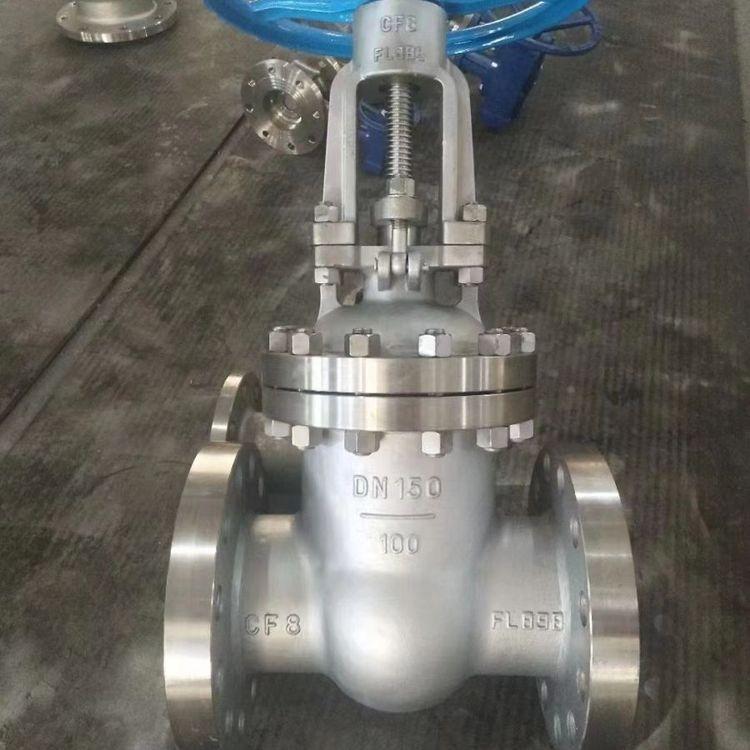 进口阀门 国标 手动 闸阀 Z41W-16P DN65 高温高压法兰 不锈钢
