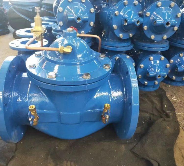 进口 200X-16Q 球墨铸铁法兰减压稳压阀 先导式减压阀 可调式膜片式阀