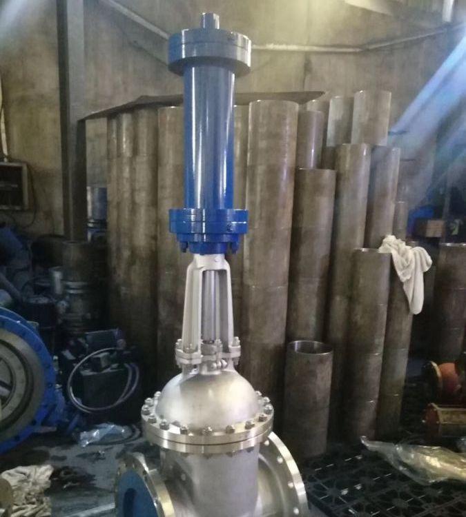 进口 Z741W-25RL不锈钢316L液动闸阀 Z741W-16RL 给排水 油田 电站 污水