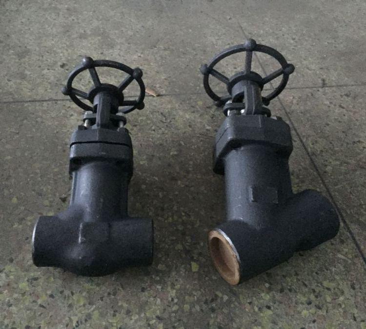 进口 WJ65H-25C 直流式焊接波纹管截止阀 Y型高温蒸汽热水专用节流阀