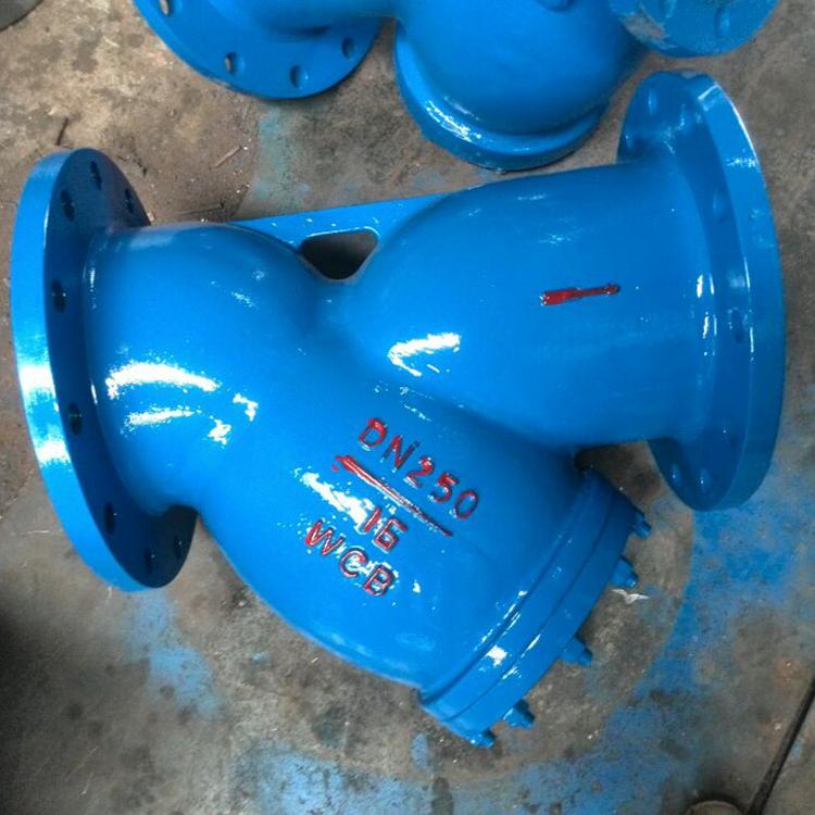 进口阀门 碳钢 Y型法兰过滤器 GL41H-16Q GL41H-16P 25C 40R 小口径DN150