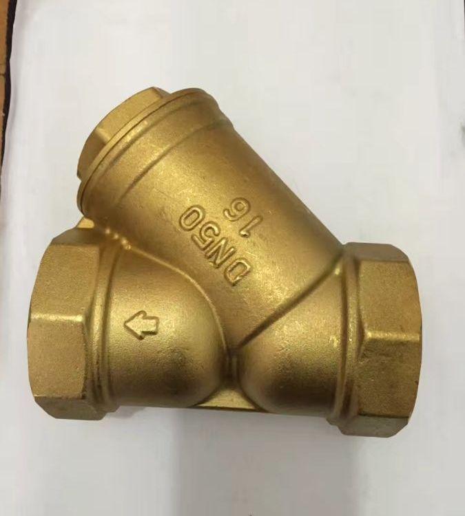 进口 GL14W-16T 内螺纹黄铜过滤器 Y型丝扣 DN15-DN50 不锈钢滤网 厂家