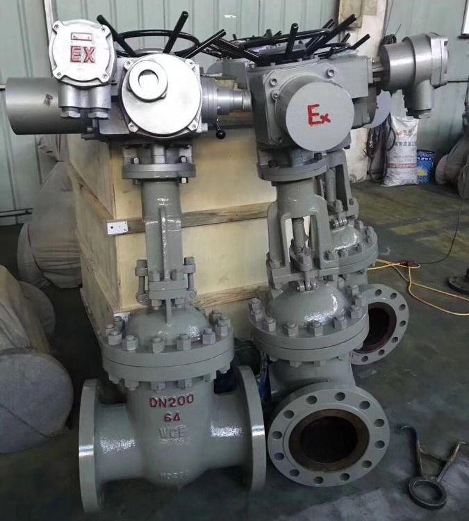 进口 Z9B41Y-600LBC防爆电动美标闸阀 隔爆型电动一体 Z9B41H-600LBC