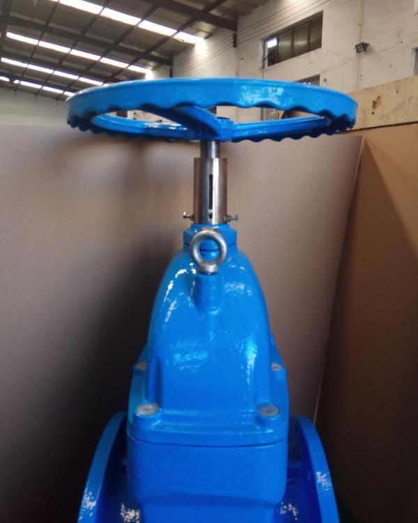 进口 Z45X-16Q 带刻度软密封闸阀 弹性座封法兰闸阀 球磨铸铁材质 QT45