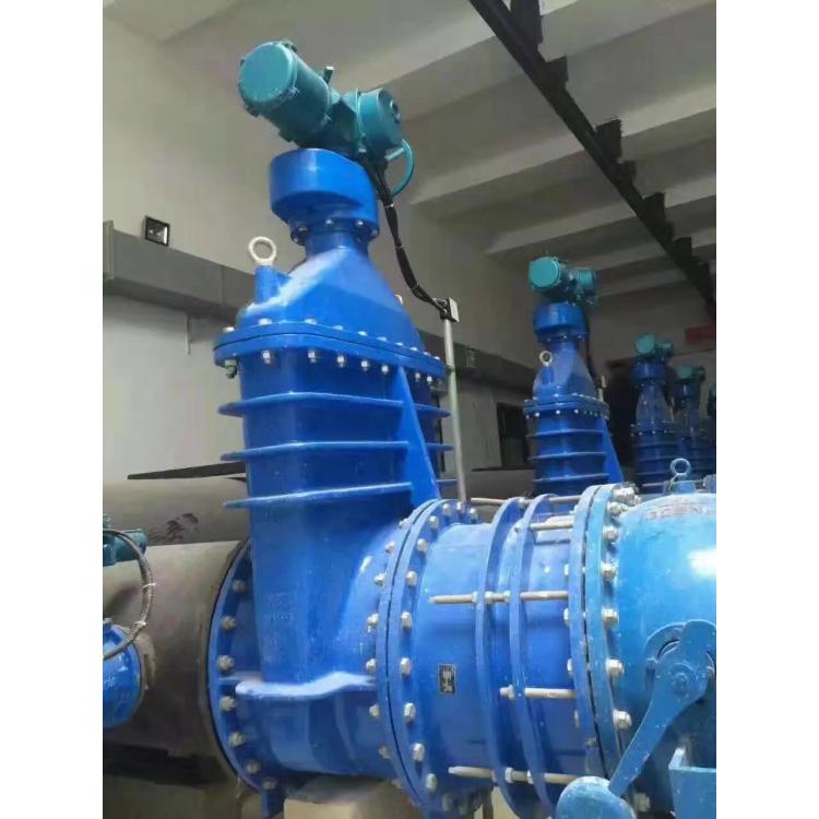 进口 Z945X-10/16Q 电动暗杆铸铁弹性闸阀 法兰式软密封阀 自来水厂用