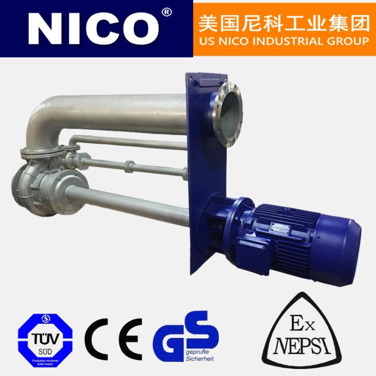 进口液下离心泵 磁力驱动 单级 单吸 卧式 美国尼科NICO品牌