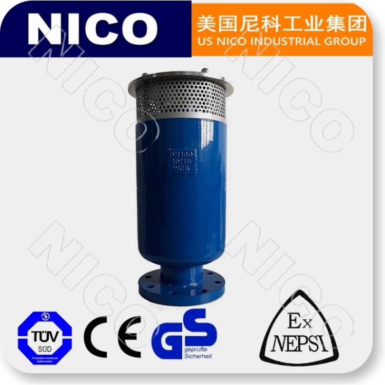 美国尼科NICO 进口防水锤管道排气阀 防水锤型空气阀 吸气排气阀门