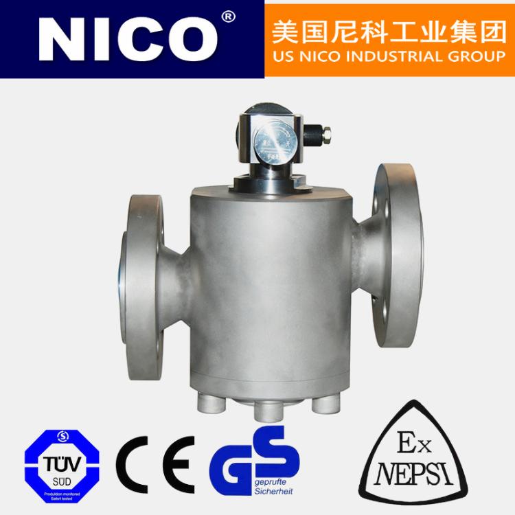 进口高压可燃气体电磁阀 管道锻造不锈钢 美国尼科NICO