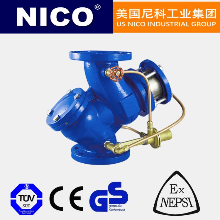 进口过滤活塞式安全泄压持压阀 YQ98002 16P 25P 铸铁 不锈钢 尼科NICO