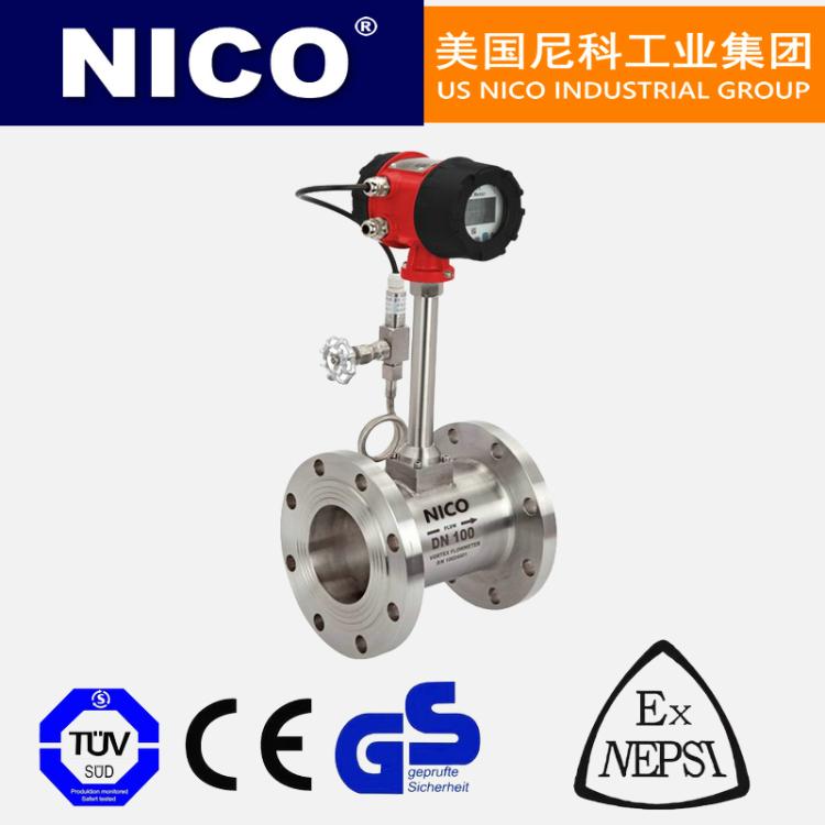 进口蒸汽涡街流量计 高精度测量 4-20mA RS485协议 防爆ExiaIICT6