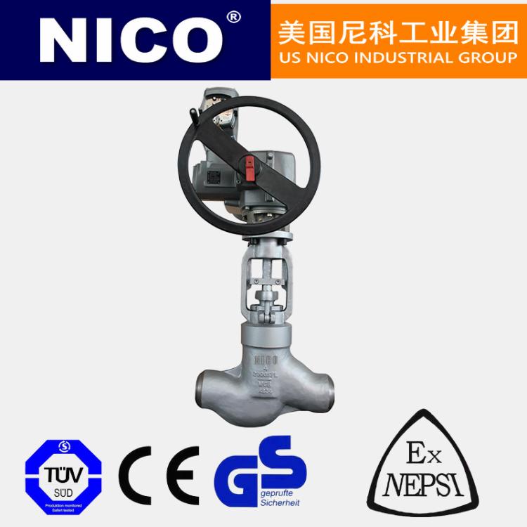进口电动耐高温截止阀 电站火电 锅炉蒸气 石油石化 焊接 美国尼科NICO