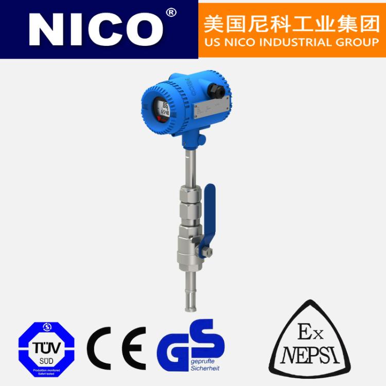 进口热式气体质量流量计 高精度测量 4-20mA RS485协议 防爆ExiaIICT6