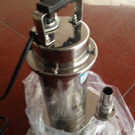 进口 QDX10-20-1.1手提式不锈钢废水提升泵 微小型家用潜水电泵