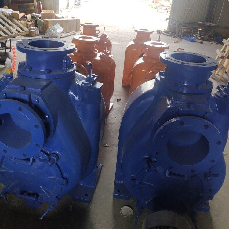 SP-8两叶片半开式叶轮自吸泵 大流量强吸力排水 移动泵车自吸泵