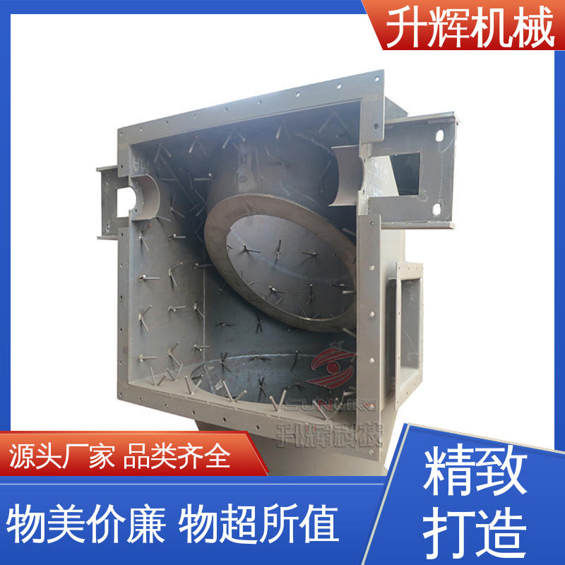升辉机械 双层电动单板锁风翻板阀 品质保证 除尘设备管道 工厂供应