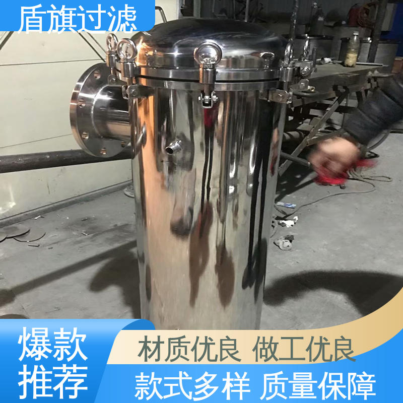 盾旗过滤 规模生产 双联袋式过滤器定制 规格多样化 多年经验