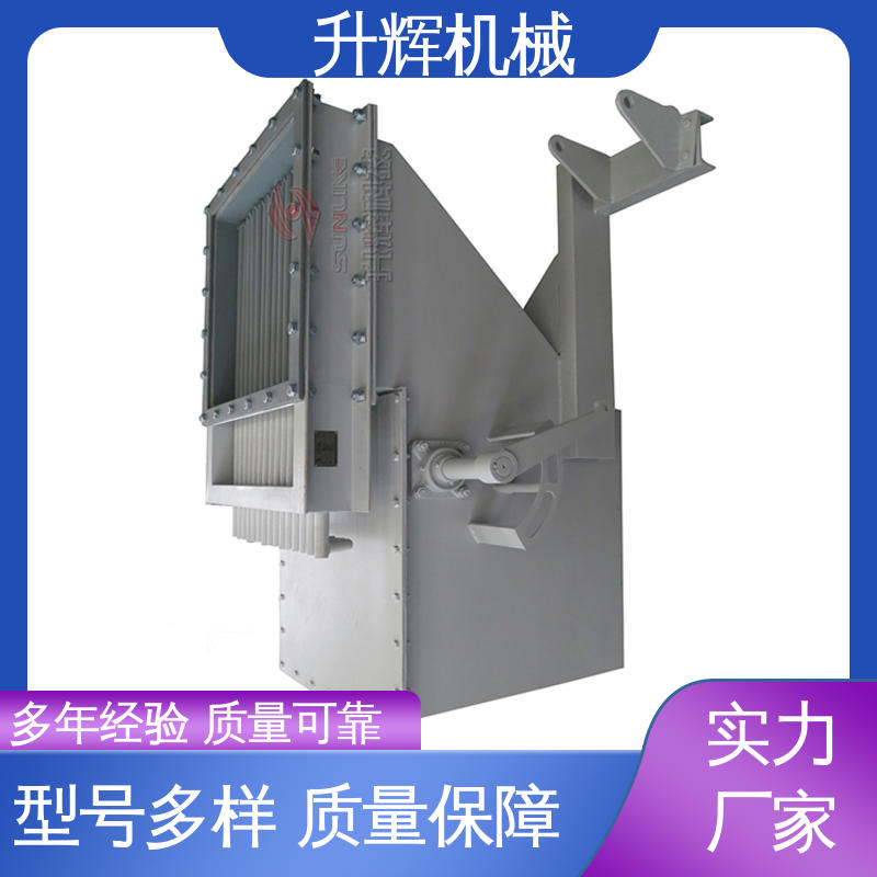 升辉机械 密封性好 方口圆形颗粒物料闸门 手动棒条阀 厂家批发