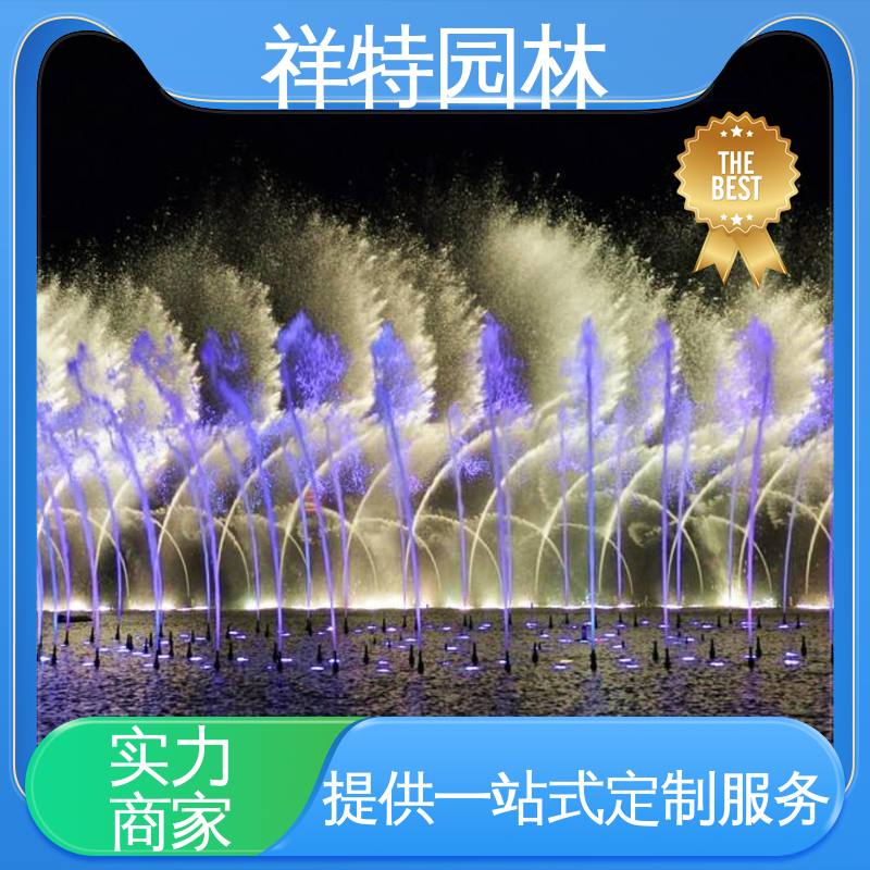 街头呐喊喷水装置 可调万向直射 水秀音乐喷泉 操作简单 祥特园林
