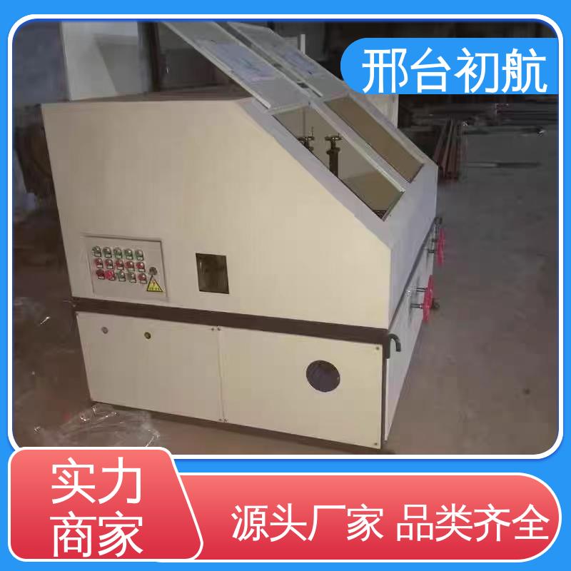 初航机械 全自动方管抛光机 保养维修方便 控制抛光件方向不偏移