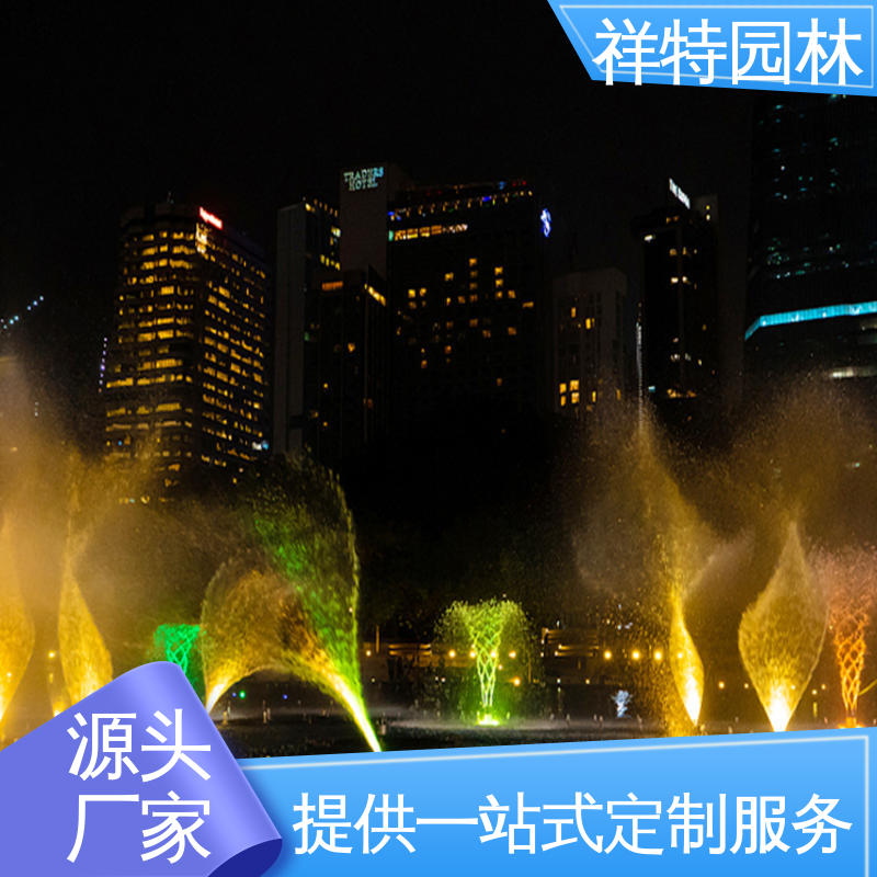 祥特园林 款式多样 景区表演音乐喷泉 地面景观喷水装置 工艺精良