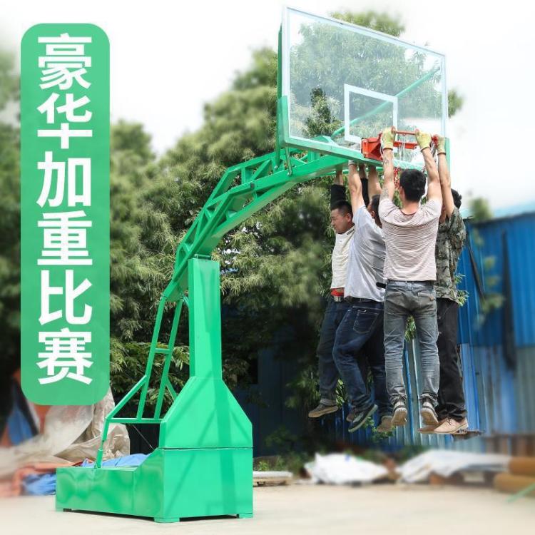 厂家直供移动式室外箱式篮球架仿液压篮架标准学校比赛户外