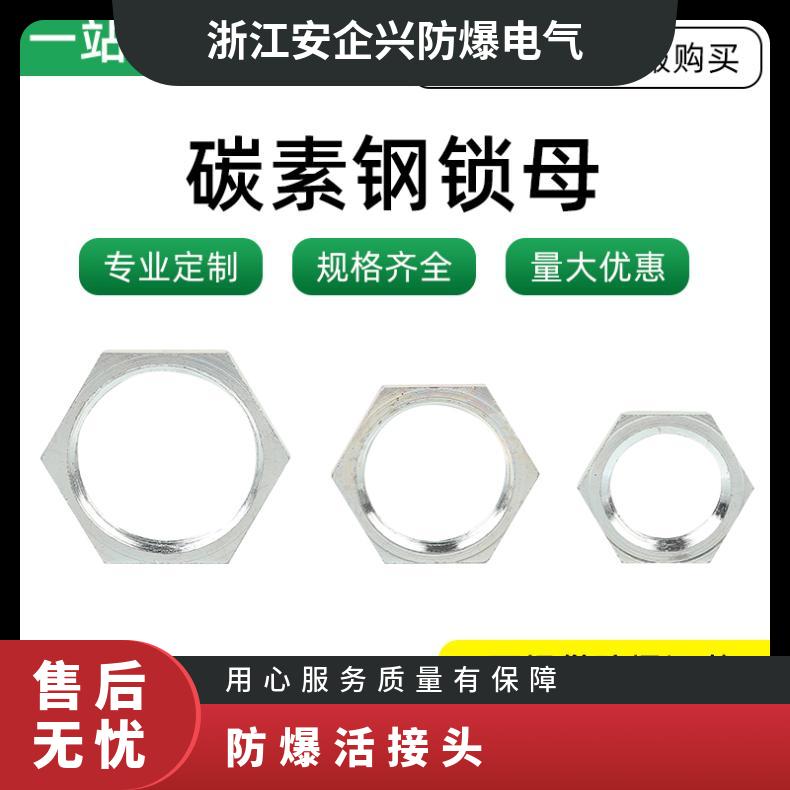 G3锁母304不锈钢材质 型号BHJ 防爆活接头 防护等级IP55