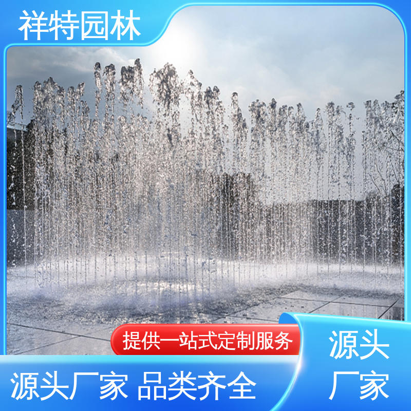 祥特园林 湖排音乐喷泉 维护方便 喷水工程一站服务 工艺精良