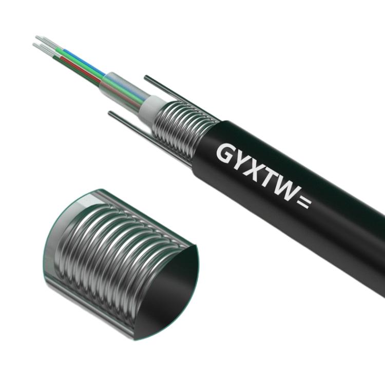安装OPGW 光缆铠装层有很好的机械强度特性GYXTW