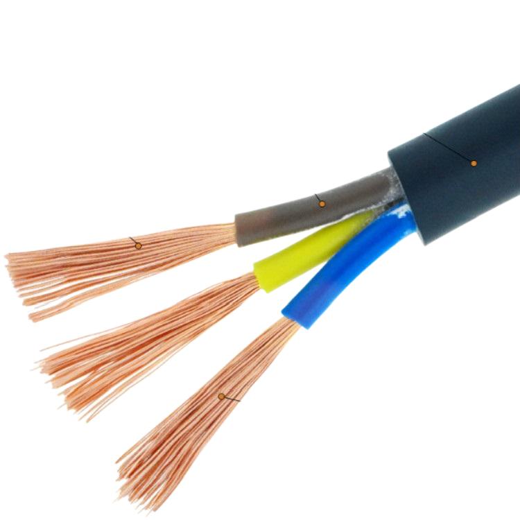 RVVP-500V屏蔽电缆8*0.5MM2 电力软电缆VVR1*150