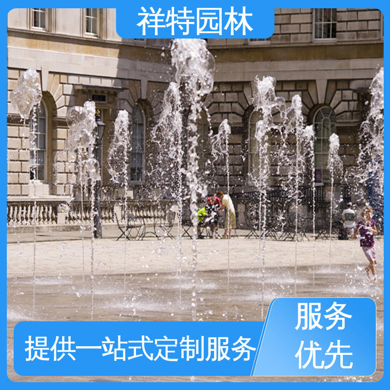 小区水景喷泉 贴心售后 市政景观湖面景象 喷射高度可控 祥特园林