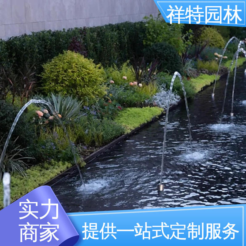 祥特园林 经久耐用 市政湖面喷水 颜色绚丽 小型景观喷泉