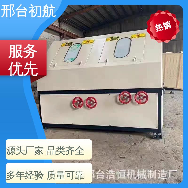 初航机械 大型方管抛光机 运行平稳 控制抛光件方向不偏移
