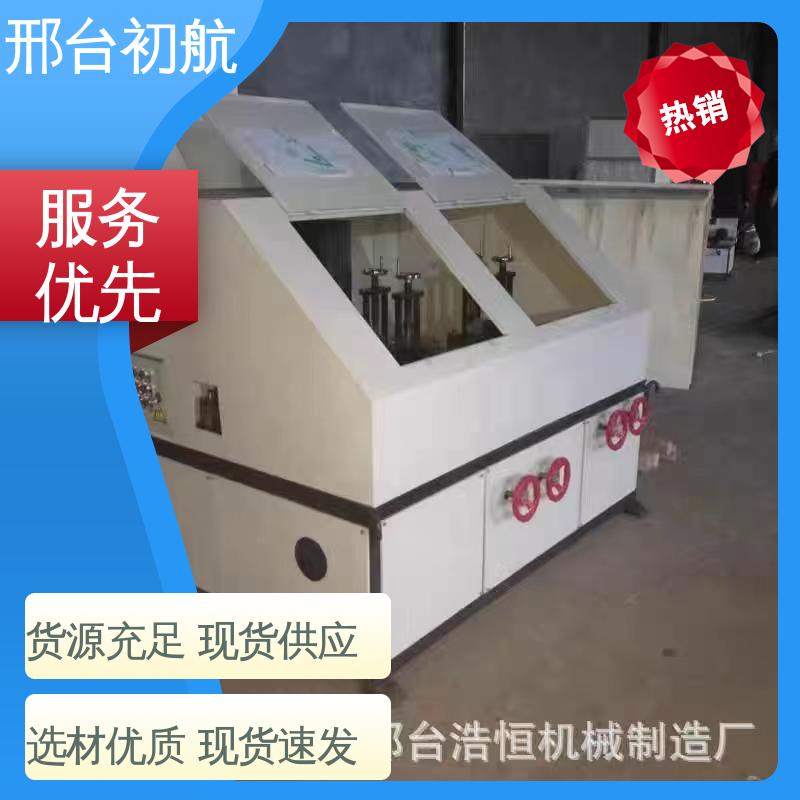 初航机械 四面方管抛光机 拥有体积小 传动可靠 高效便捷