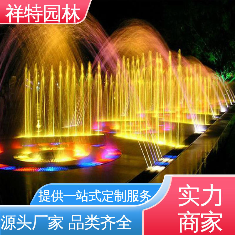 适用于多种场景 可调万向直射 舞台音乐喷泉 运行平稳 祥特园林