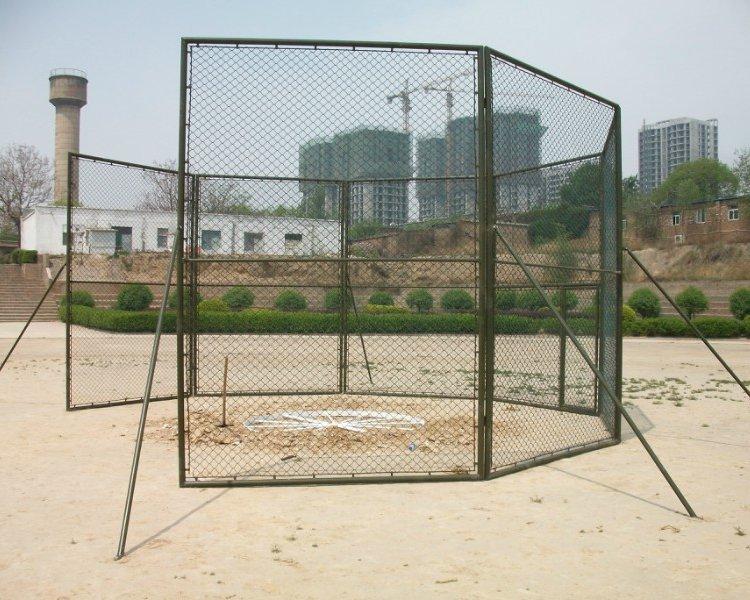 体育场铅球铁饼链球护笼围网4米高田径场地辅助器材
