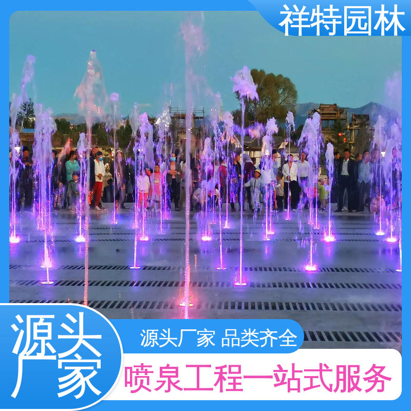 祥特园林 程序电脑控制 室外水帘喷水工程 音乐喷泉源头厂家 运行平稳