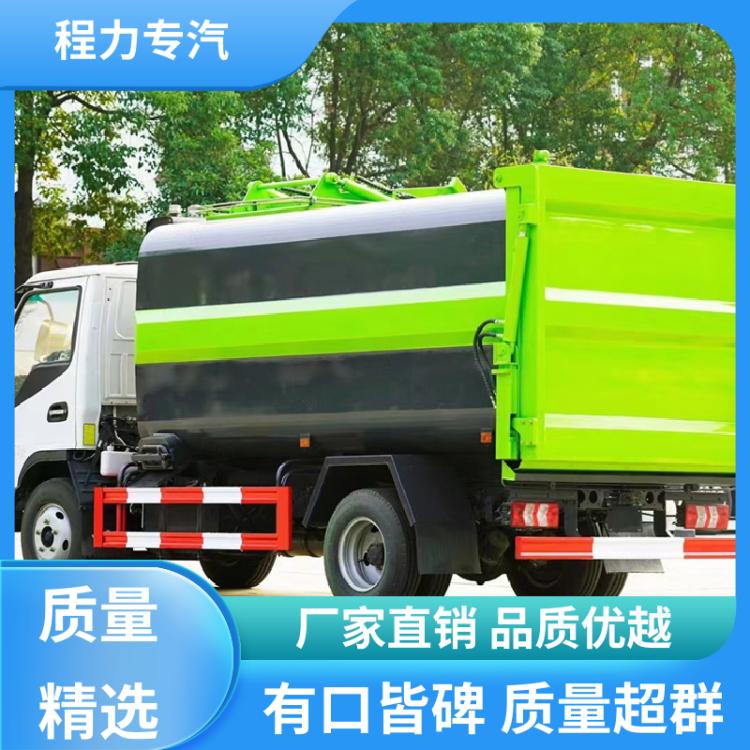 四驱 垃圾清运车 后置箱体防腐防锈 油缸加粗 承载力强 重汽