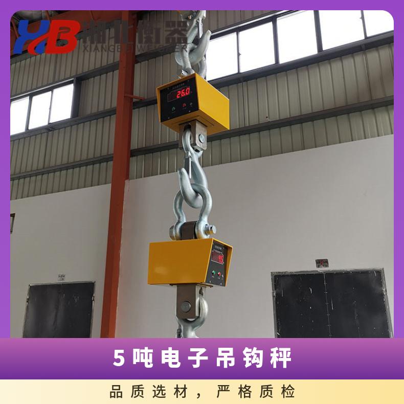 直视电子吊钩秤0CS5吨手持打印行车秤码头称重交直流两用电子吊秤