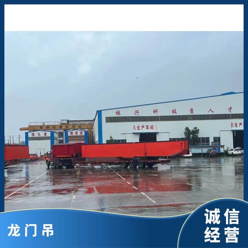 鲁新 安装移动龙门吊 16吨电动升降 工业架桥用 承载力大