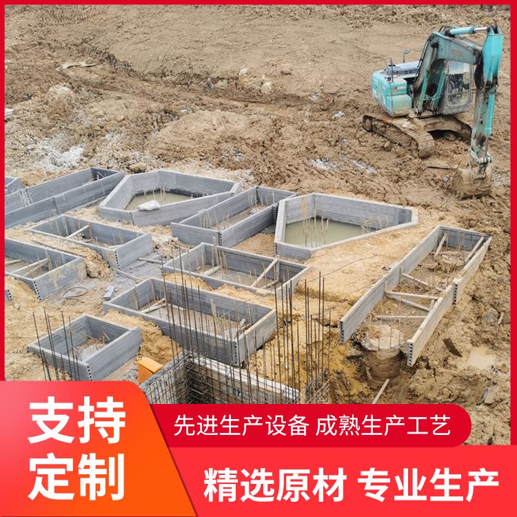  砖胎膜水泥挡土板厂家直供 材质水泥陶粒炉渣 抗老化 生产厂家