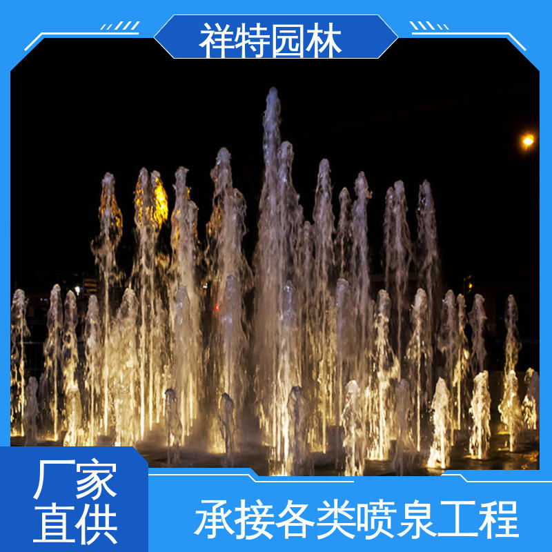 款式多样 音乐喷泉源头厂家 球形喷嘴 地面景观喷水装置 祥特园林