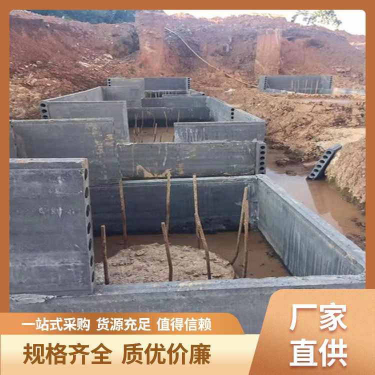  预制基础砖胎膜厂家 防水防潮 外观灰色 包工包料 本地工厂