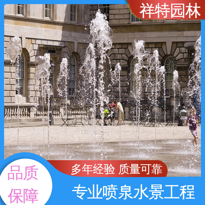 祥特园林 动感律动节奏喷水 不易磨损 维护方便 人工湖音乐喷泉