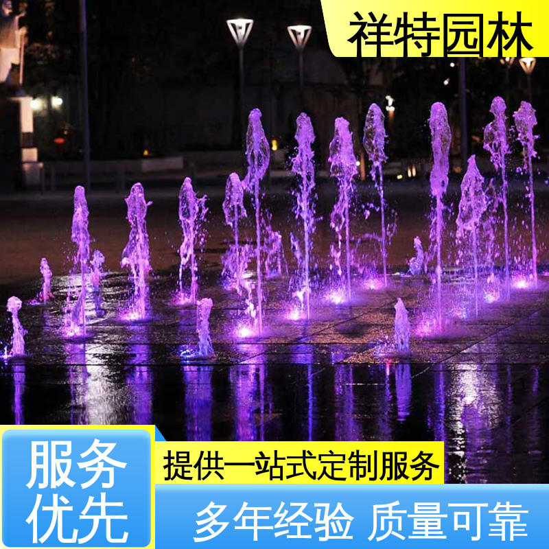 喷射高度可控 街头呐喊喷水装置 游乐园互动喷泉 款式多样 祥特园林